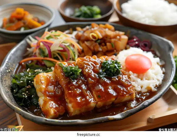 Japanese food bento box