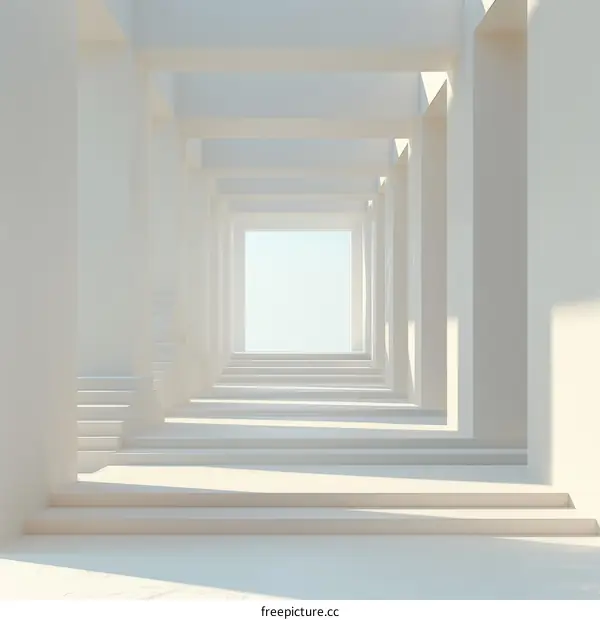 The Minimalist Corridor: A Pristine Architectural Canvas