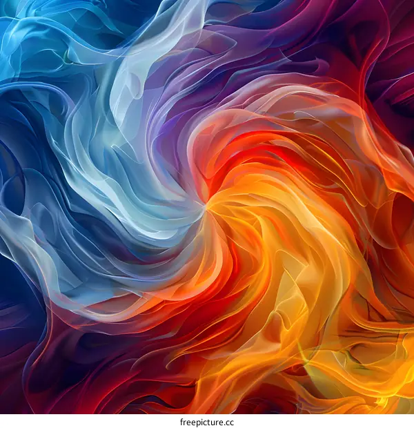 Colorful abstract painting