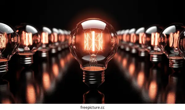 Innovative Idea Light Bulb Inspiration