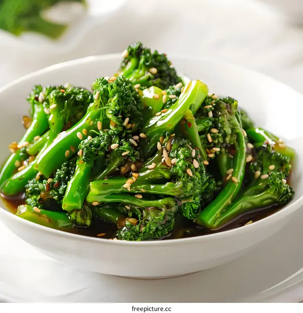 Stir-fried Broccoli with Sesame Seeds