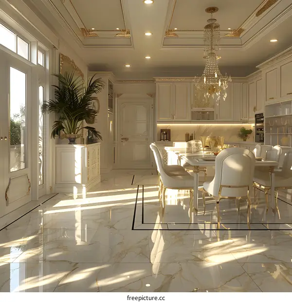 Bright and Airy Traditional Dining Room