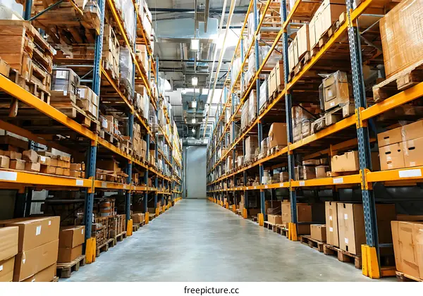 Large Industrial Warehouse Storage Area