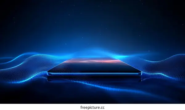 Abstract Technology Illustration of a Smartphone