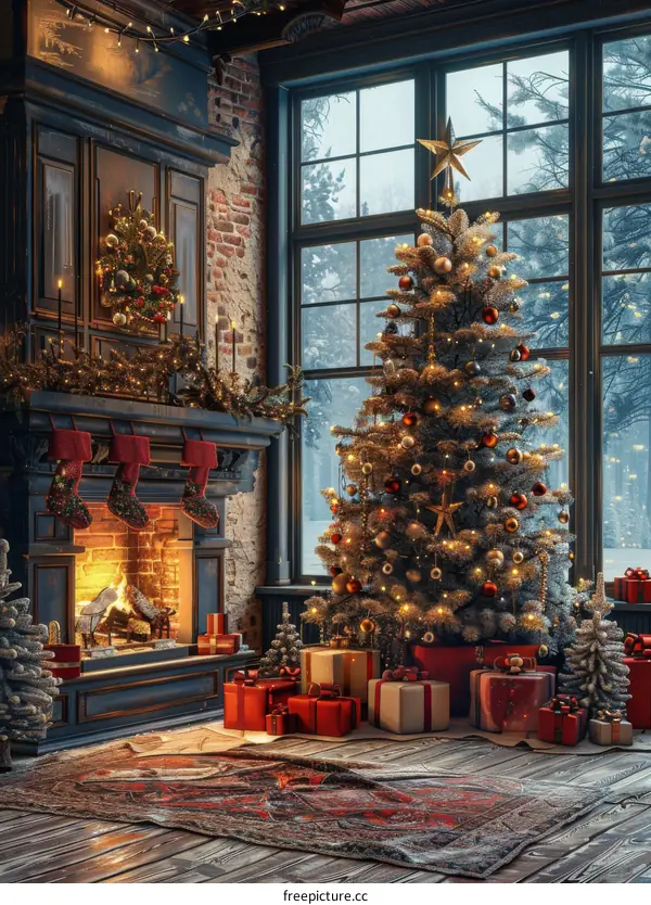 Christmas Interior Design with Festive Decor