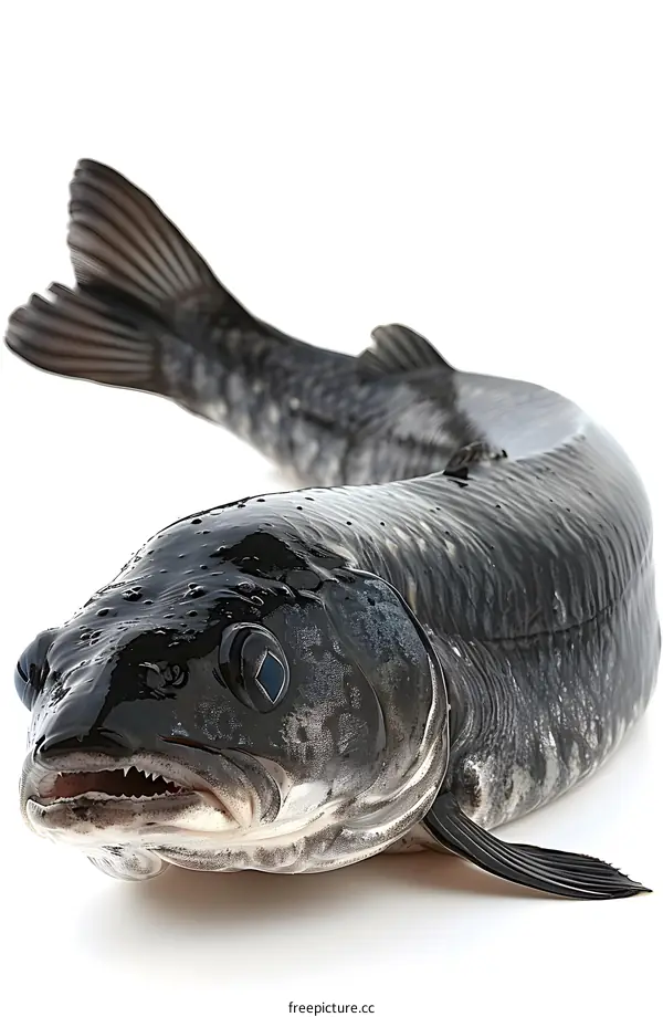 Fresh Fish on White Background