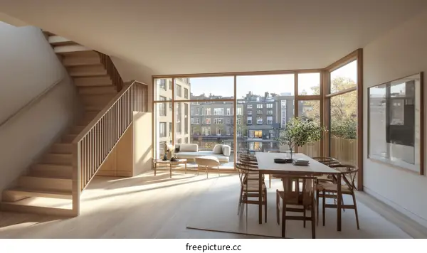 Modern Scandinavian Style Apartment Interior Design