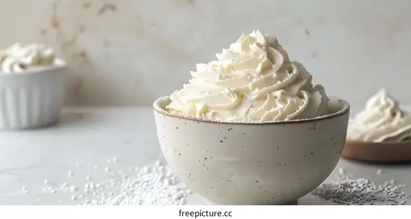 bowl of cream