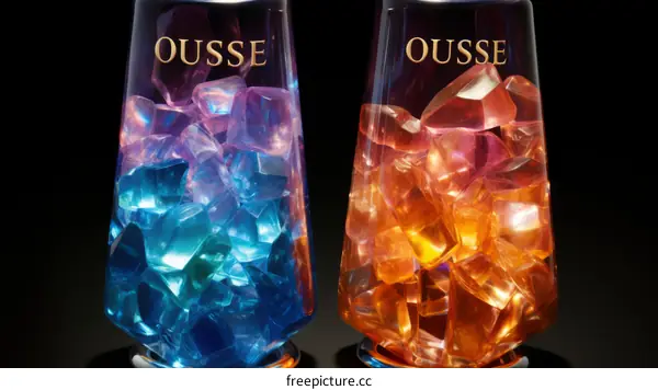 Ousse Crystal Perfume Bottles