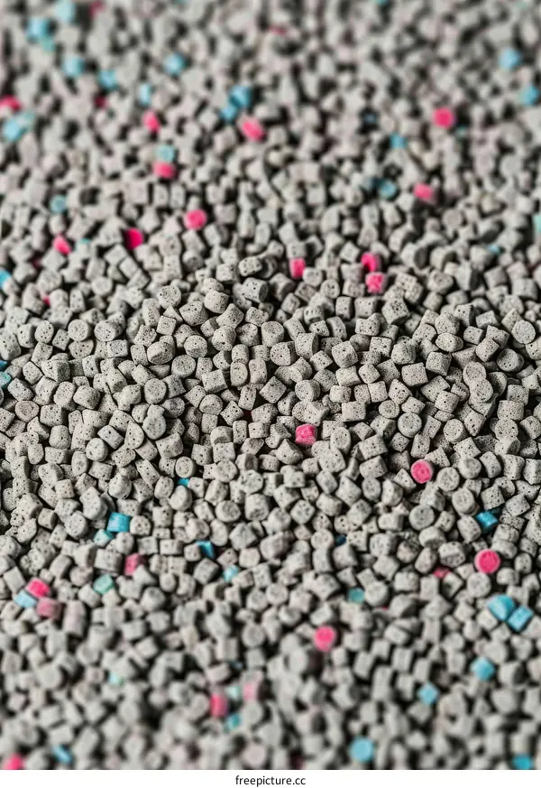 Close-Up of Clumping Cat Litter
