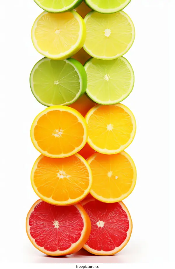 Assortment of Fresh Citrus Fruits