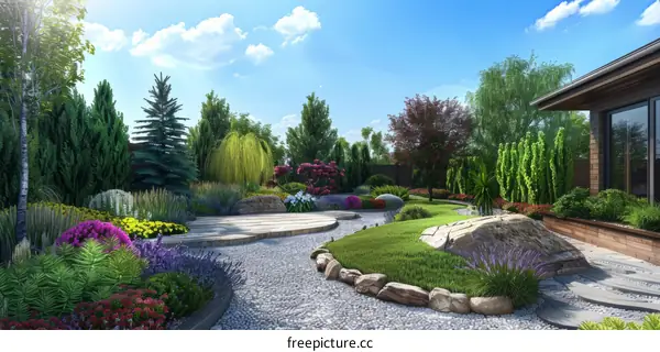 Garden Landscape Design Renderings
