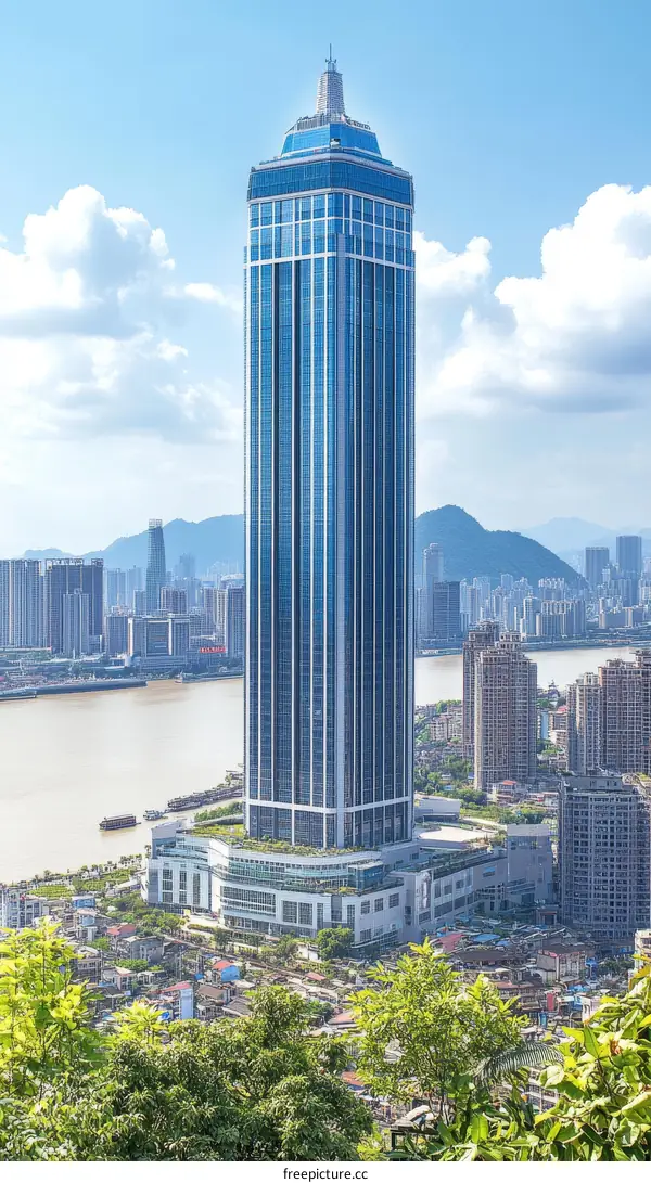 Modern Skyscraper in the Cityscape