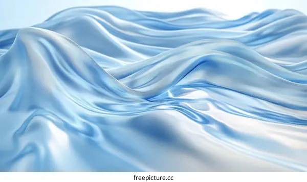 Abstract Light Blue Fabric Texture