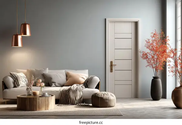 Modern Minimalist Living Room Interior Design