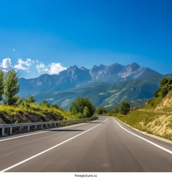 Road through the mountains