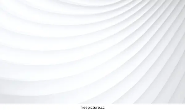 Abstract White Curved Lines Design
