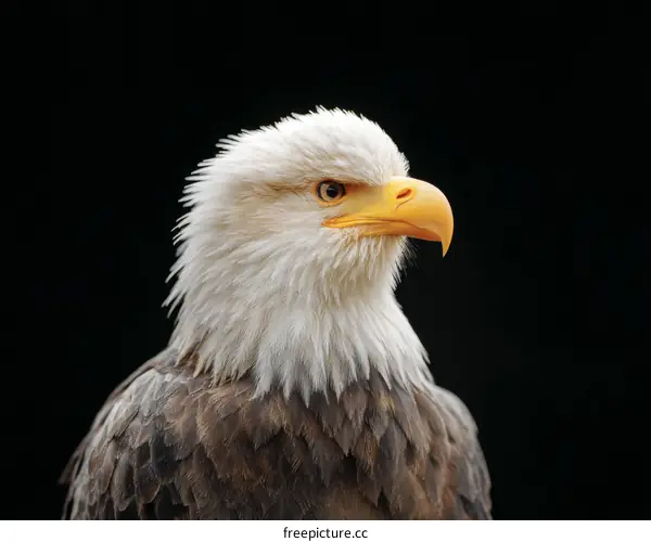 Closeup of an American Bald Eagle