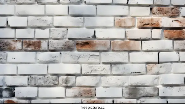 White and Brown Brick Wall