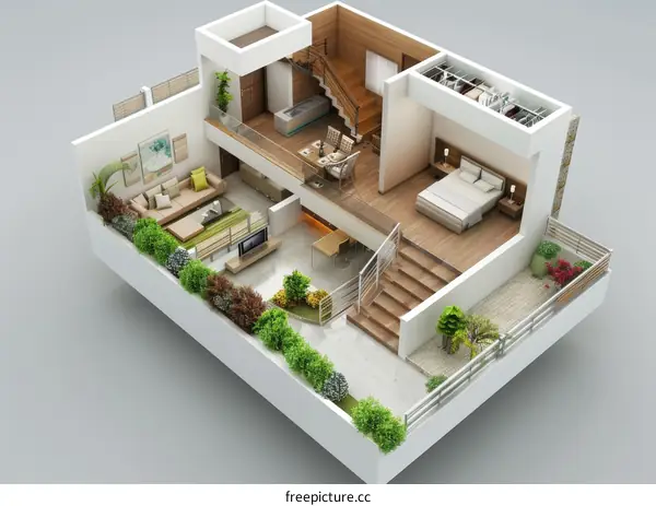 Modern house interior design