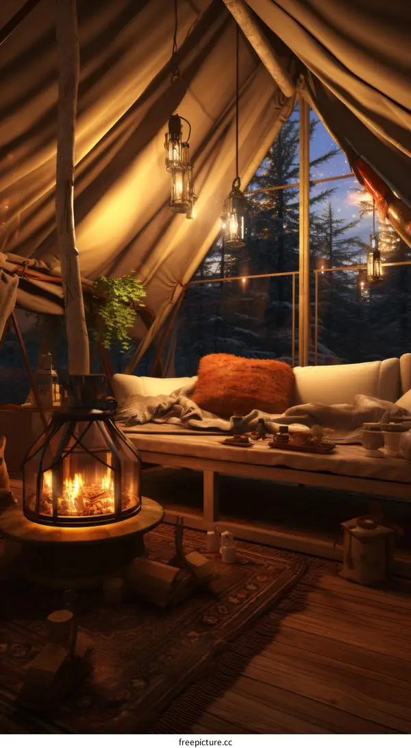 Cozy Winter Cabin Getaway