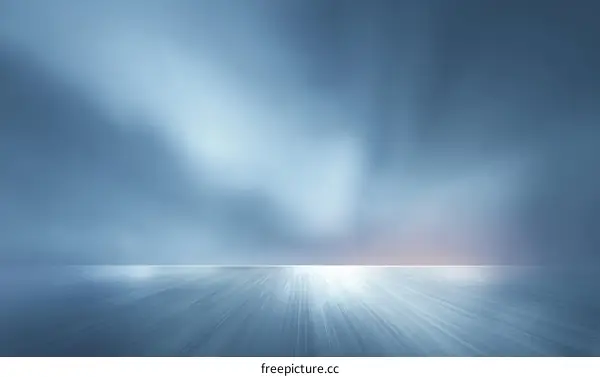Abstract Light Blue Empty Studio Background