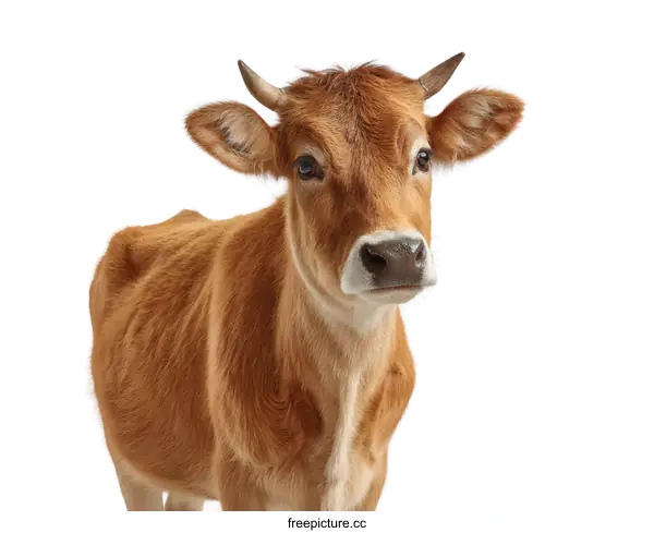 [Transparent Background PNG]Close Up of a Calf