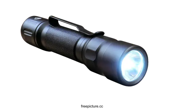 [Transparent Background PNG]Compact Pocket Flashlight