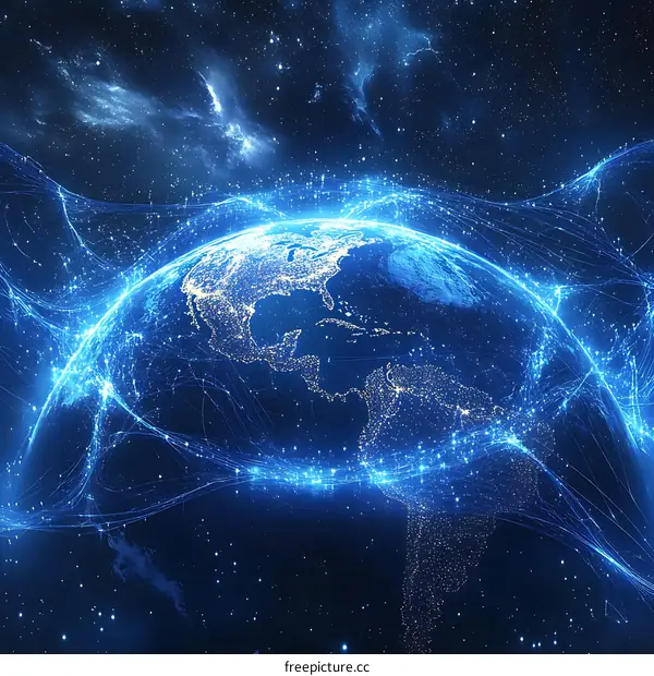Global Network Connection Illustrative Image