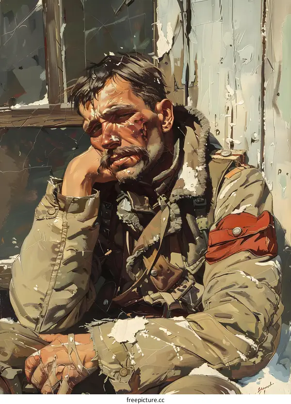 Portrait of a soldier