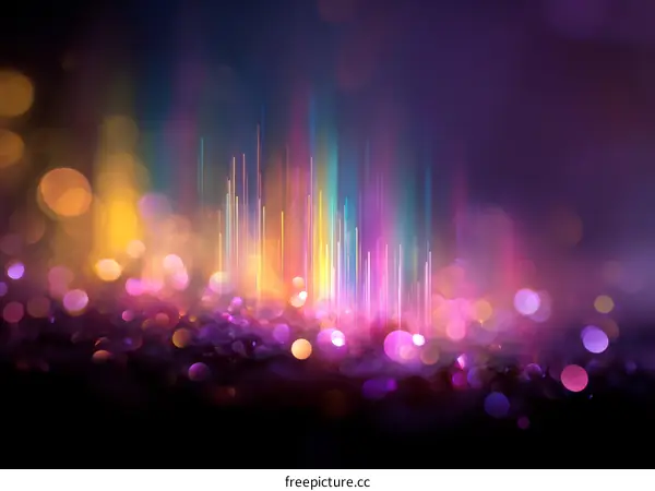 Abstract Colorful Light Effect Background