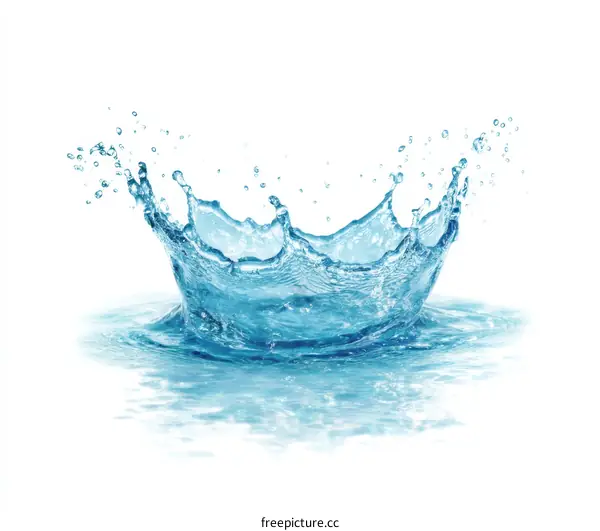 Beautiful Water Splash Illustration