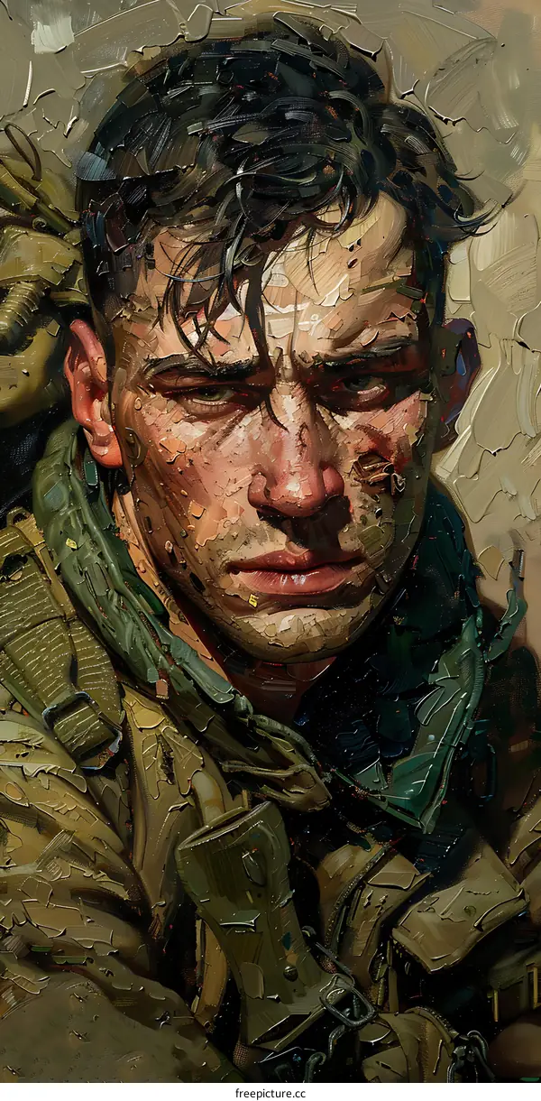 Portrait of a soldier