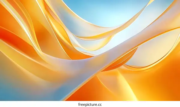 Abstract Flowing Colors