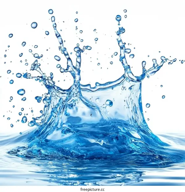 Water Splash Closeup Artful Design