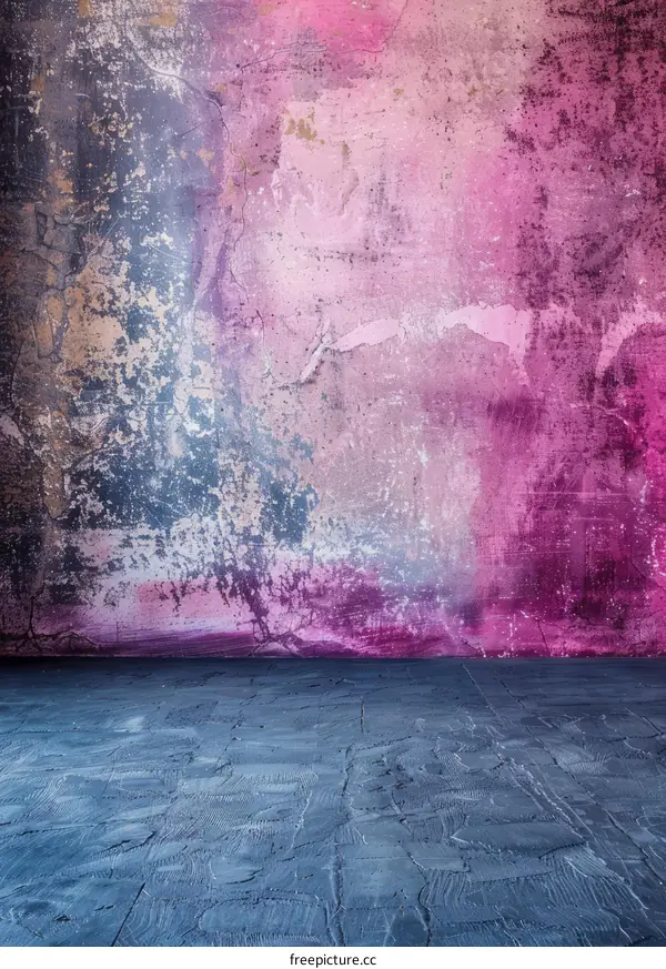 Blue and Pink Abstract Grunge Background