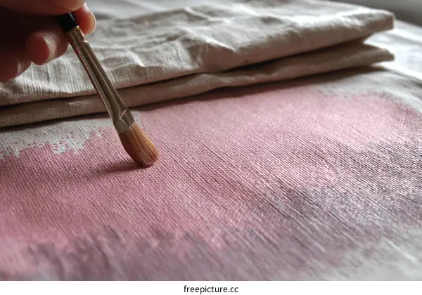 Painting a Fabric with a Gradient Effect