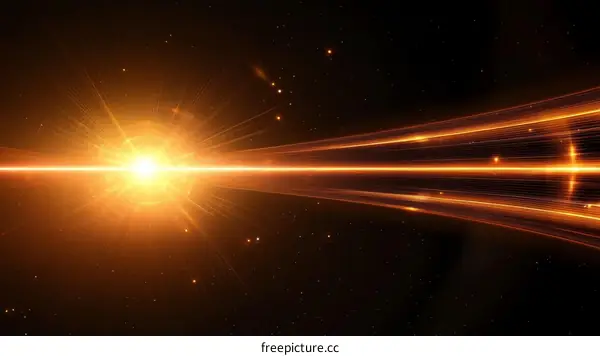 Abstract Cosmic Explosion Illustration