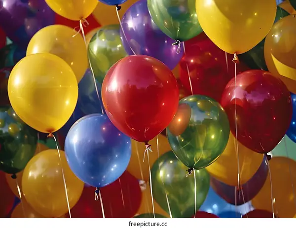 Close up of Colorful Balloons