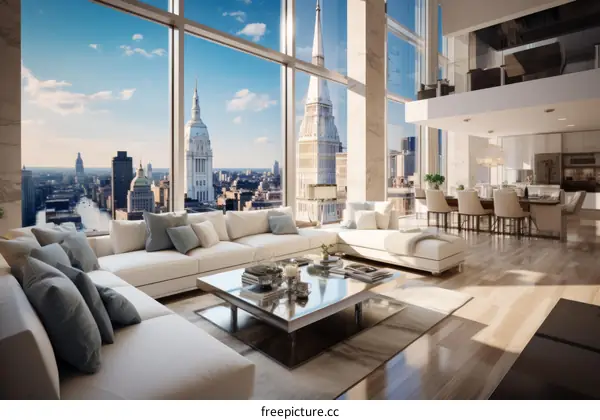 Luxury Penthouse Apartment with Stunning City Views