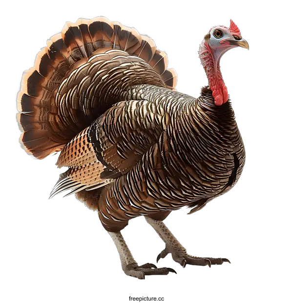 [Transparent Background PNG]A Thanksgiving turkey