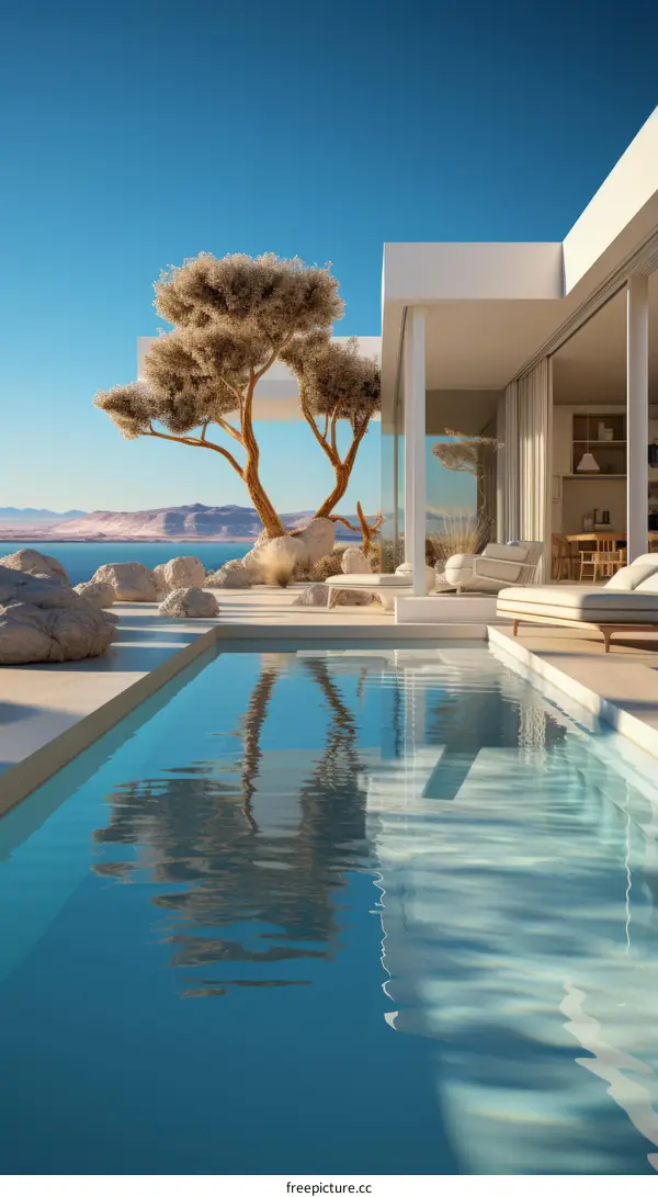 Modernist Villa with Infinity Pool and Sea Views