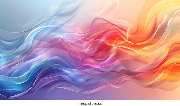 Colorful abstract silk