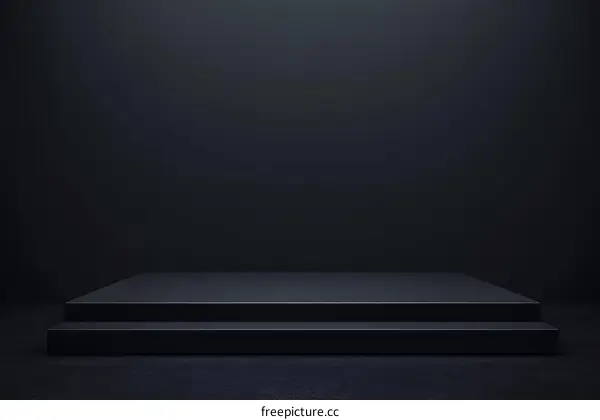Dark Minimalist Product Display Platform