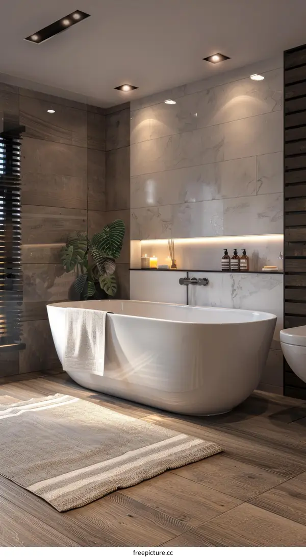 Modern Luxurious Bathroom Interior Design