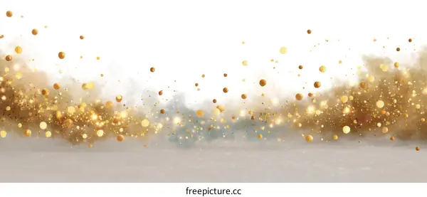 Golden Sparkling Abstract Background Design
