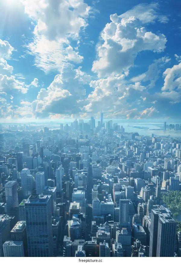 Breathtaking Panorama of New York City Skyline