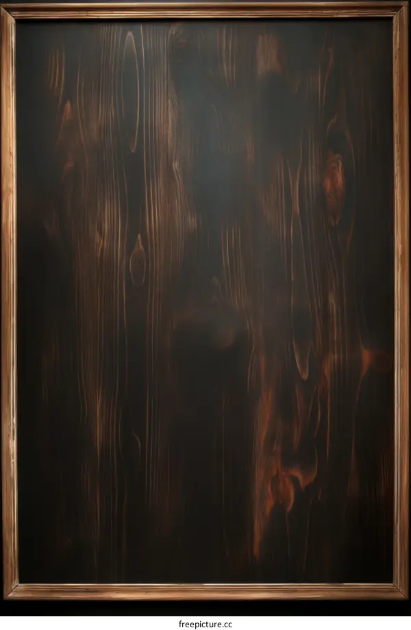 Dark Wood Grain Texture Background