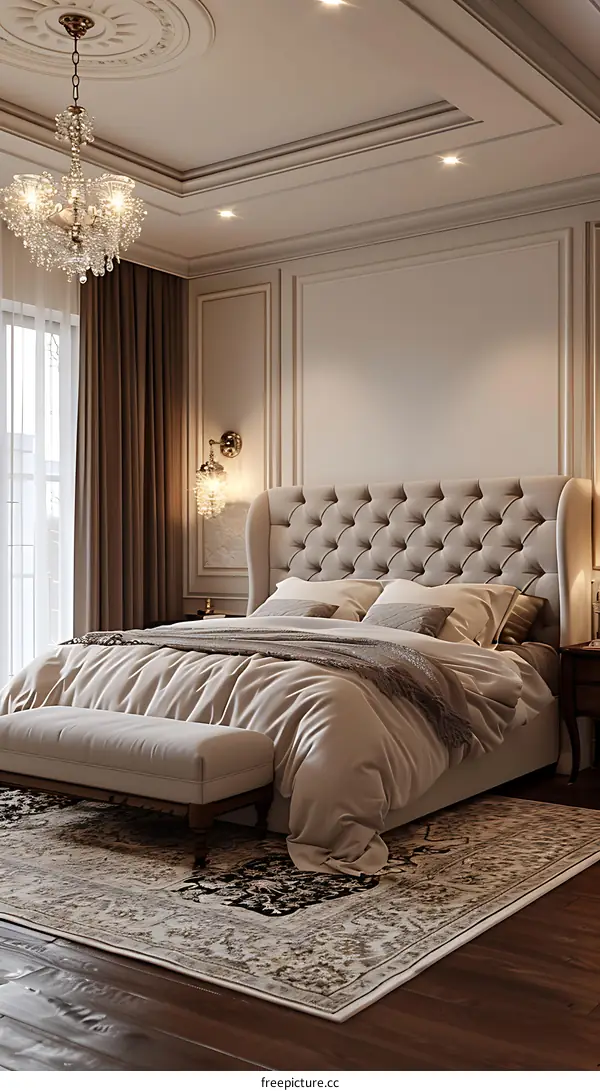 European luxury bedroom