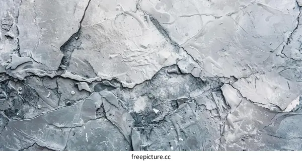 Grey Aged Cracked Weathered Cement Texture Background